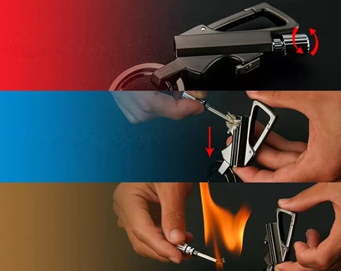 Kit 3en1: Encendedor, Llavero y Abridor