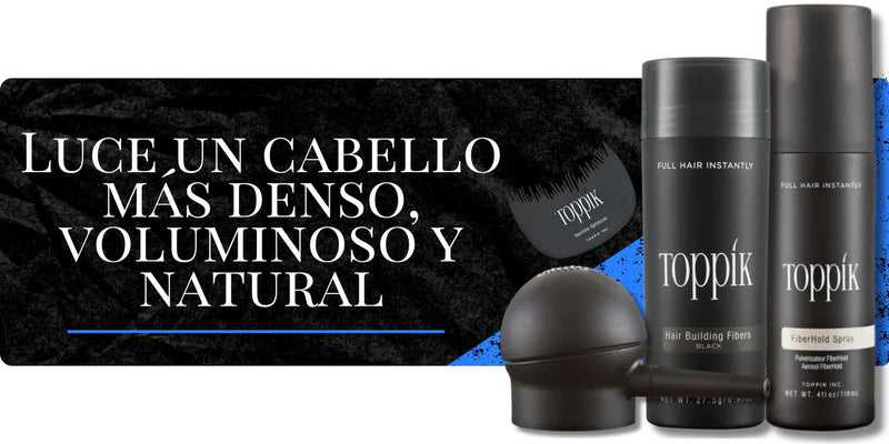 kit promocional - Fibra Capilar Toppik Original + aplicador + fijador